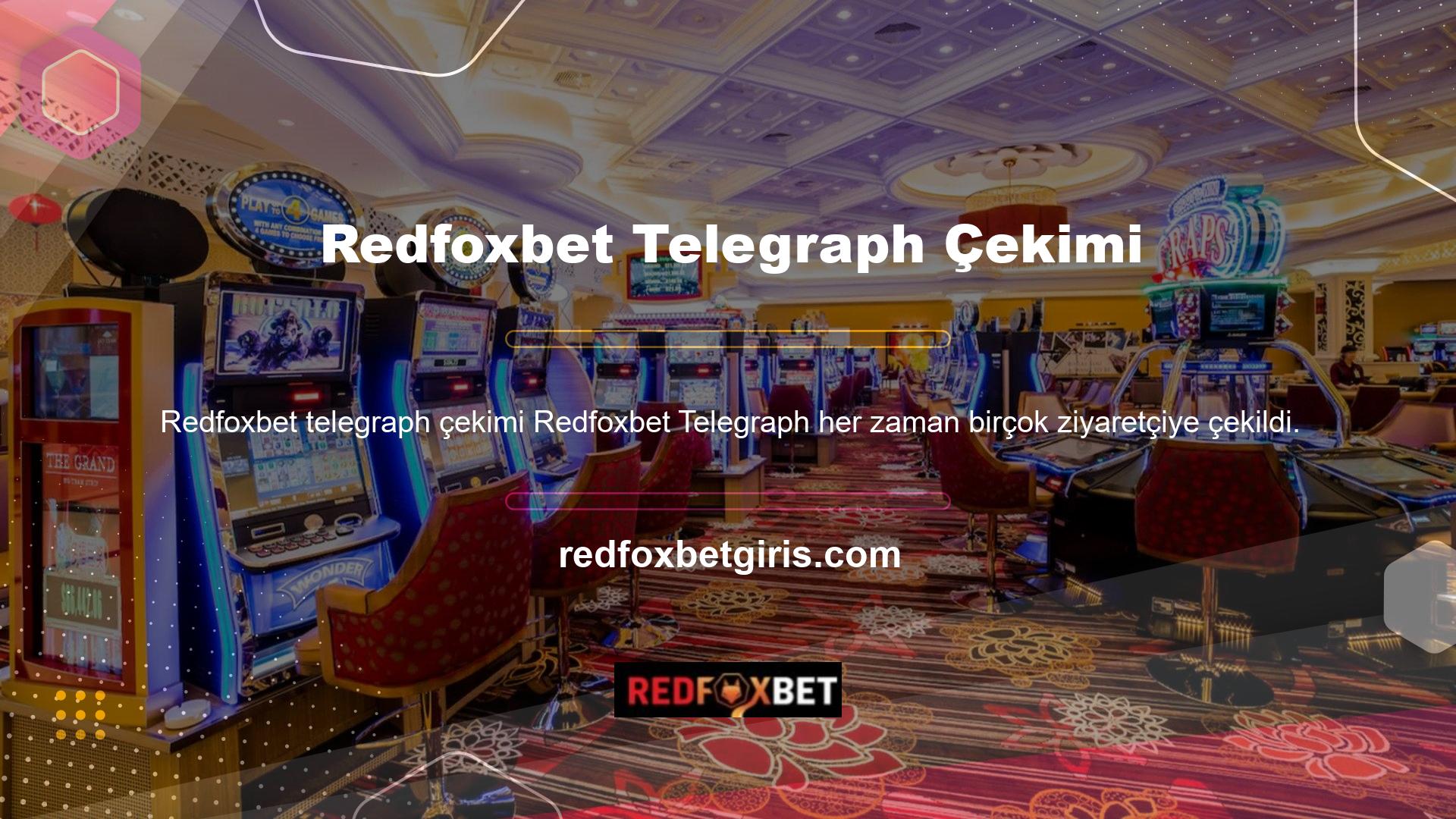 Redfoxbet Telegraph adresini kontrol ederek, çevrenizdeki tüm heyecan verici etkinlikler hakkında güncel kalabilirsiniz
